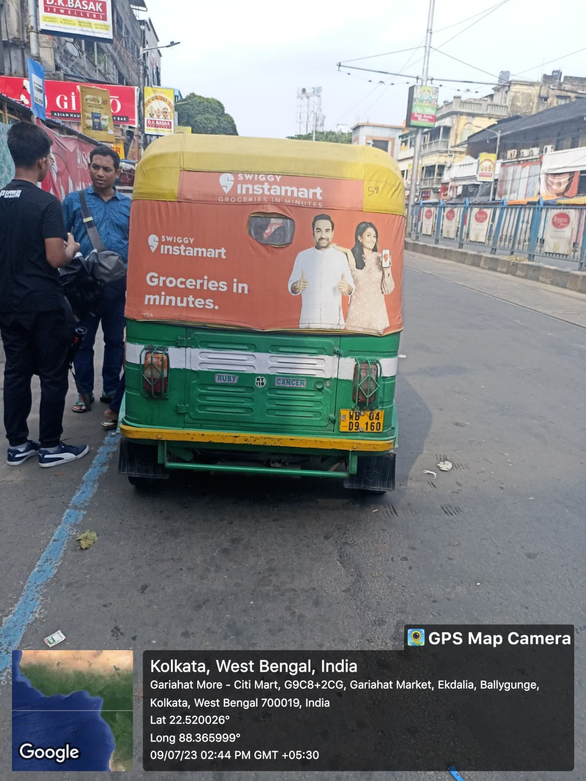 Auto Branding in Hyderabad - Auto rickshaw branding campaign example 1 - Sankalp Media Group