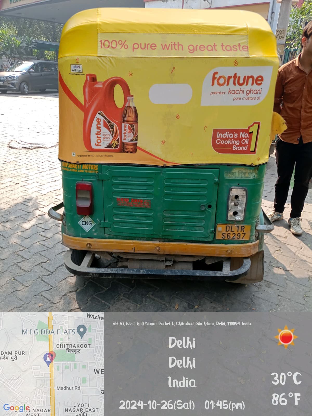 Auto rickshaw branding campaign example 2 - Sankalp Media Group
