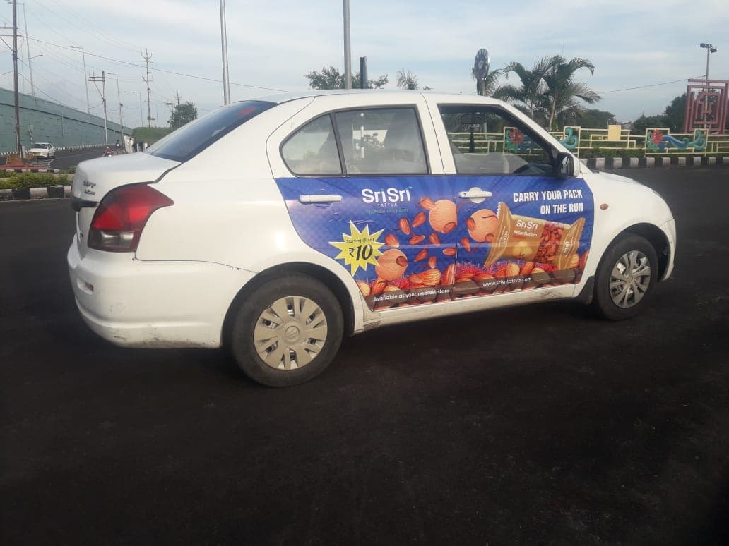 Cab branding campaign example 2