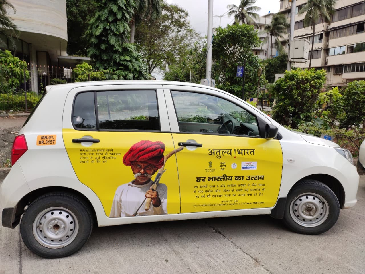 Cab branding vinyl wrap example 3