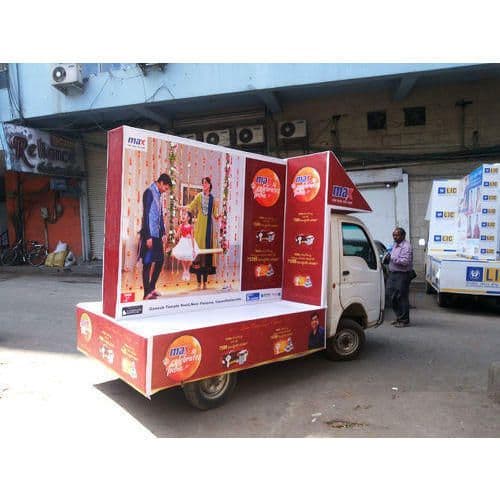 Mobile Van in Hyderabad - Mobile van LED branding campaign 1 - Sankalp Media Group