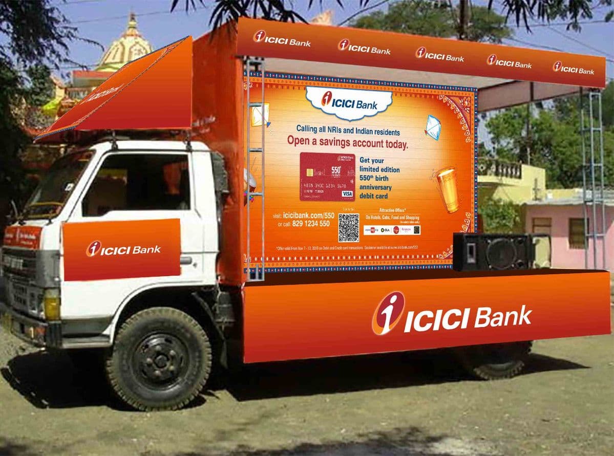 Mobile van LED branding campaign 5 - Sankalp Media Group