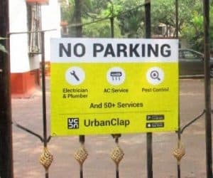 No parking board advertising example 6 - Sankalp Media Group