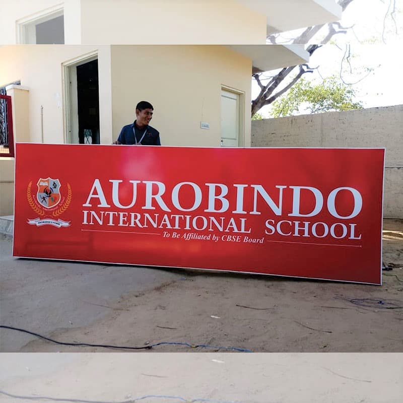 Shop name board signage example 7 - Sankalp Media Group